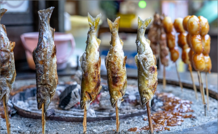 鮎の塩焼き